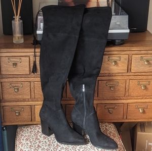 Mark Fisher over-the-knee suede boots